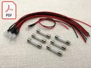Onkyo TX-4500 replacement LED lamps bulb lights upgrade kit set INSTRUCTIONS