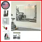 Versatile Full-Length Frameless Mirror Tiles - 12pcs 12x12" Wall Decor