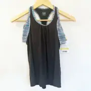 NEW Athleta Girl SpaceDye Racer 2 in 1 tank sz L (12)