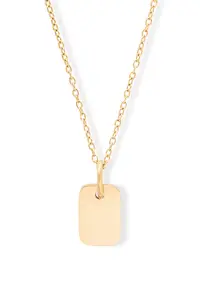 在飛比找ZALORA購物網優惠-Engravable Tag Necklace