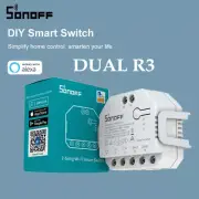New Sonoff Dual R3 Relay Dualr3 Mini Switch Wifi Two Way Power Metering Via EWel