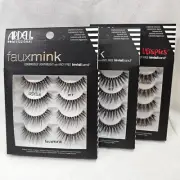 Ardell Faux Mink Lightweight With Knot-Free Invisiband Lashes 817 Wispies Bundle