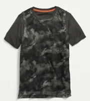 Old Navy Kid Size XL (14-16) 2-in-1 Go Dry Mesh Performance Tee T-Shirt NWT $17