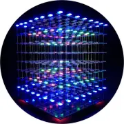 3D Led Cube Kit DIY Electronics Kit 8x8x8 Led Cube DIY Soldering Project Kit ...
