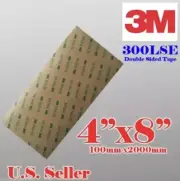 (2) 3M 300LSE 4x8”SUPER STRONG DOUBLE SIDED TAPE SHEET PAD - CELL PHONE REPAIRS