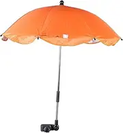 Abaodam Stroller Clip Umbrella with Clamp UV Protection Parasol Water Resistant Sun Shade for Push Chairs Durable Coating for Outdoor Use