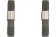 Front PAIR TrakMotive CV Intermediate Shaft for 2000-2001 Dodge Dakota (40532)