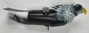 New, Black Metal Eagle Bird Kinetic Yard Windmill Decorative Ornament