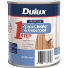 Dulux PREPCOAT 1-STEP Primer Sealer Undercoat OIL BASED WHITE, 500mL, 1L or 4L