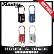 Master Lock Lug TSA Comb Flex Cable Padlock 4688DAU