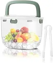 Peakloong Clear Ice Bucket for Outdoor Camping Clear Ice Bucket for Outdoor Camping Ice Block Storage Bin
