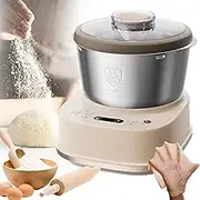 Upgrade Automatic Dough Kneading Machine,5L Electric Stand Mixer w/Ferment Function,2 Mixing Modes, 25-38℃ Constant Tempe,Stainless Steel Dough Mixer,15 Min Fast Kneading Household