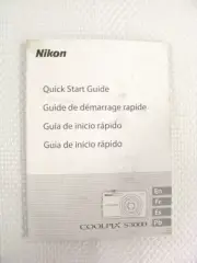 Nikon Coolpix S3000 Quick Start Guide