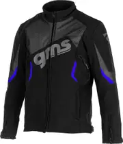 GMS-Moto Arrow, textile jacket , color: Black/Blue , size: XXL