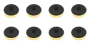 8pcs 40mm Amplifier Speaker HiFi Audio Equipment Isolation Feet mats Pad(Golden)