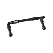 Aeroflow Carburettor Inlet Rail Kit -8AN suit Holley Dual Fuel Line Black