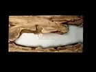 Acacia Wooden Spalted Maple Bar Top White Resin Epoxy Table We Make Custom Table