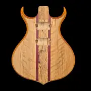 Alembic Style Custom Guitar Body 1 of a Kind Handmade White Oak/Mahogany Luthier