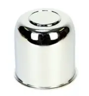 Excalibur - 425EZ - Chrome Center Cap - 4.25 Inch Diameter with Plug