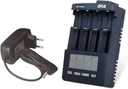 Iegefirm BT-C3100 Smart Adapter with 4 Slots Universal Adapter for Rechargeable Li-ion Batteries EU Plug