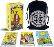 Tarot Cards Deck with Guidebook & Carry Bag - 78 Original Tarot Cards Deck, Smith Classic Artwork, Traditional Standard Tarot Decks, Fortune Telling Game for Beginners & Expert Readers (Classic Rider)