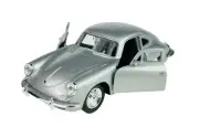 WELLY OLD TIMER PORSCHE 356 B 356B SILVER 1:34 DIE CAST METAL MODEL NEW IN BOX
