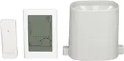 Digital Rain Device with Thermometer, 3 in 1 Outdoor Wireless Monitoring System Rain Device Outdoor Indoor Thermometer