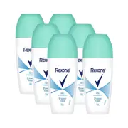 6 x Rexona Deodorant Roll On Shower Fresh 50mL