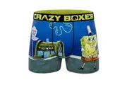 SpongeBob SquarePants The Krusty Krab Men's Crazy Boxer Briefs Shorts