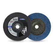 Zirconia Flap Discs T29 7" x 7/8" - 10 Pack (80 Grit) for Grinding & Sanding