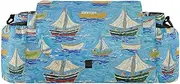 miaozhen Art Oil Painting Blue Boat umbrella stroller organizer stroller drink caddy webbing loop accesorios para gancho para carriola