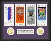 Minnesota Vikings Super Bowl Appearances Ticket Coin Photo