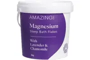 Amazing Oils Magnesium Sleep Bath Flakes with Lavender & Chamomile 2kg