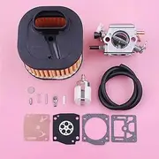 Carburetor F Carb Repair Kit Fit for Hus 372XP 372 XP Heavy Duty Fu Hose 503281801, 503283203