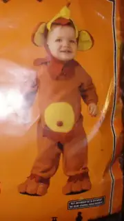NEW 0-6 mo Child Baby Infant Monkey Costume jungle animal Halloween boy or girl