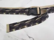 ECKO MEN'S canvas camo camouflage fabric adjustable belt size 42