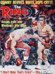 Jerry Quarry And Jimmy Ellis Ring Boxing Magazine Cover Photo