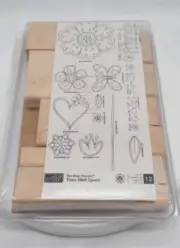 Stampin Up! Time Well Spent - 12 Pc Stamp Set