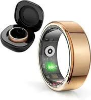 Fitness Tracker Smart Ring, Sleep Tracker,Waterproof, Step Counter - Compatible with iOS and Android Phones