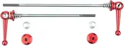 XIASABA Titanium Alloy Quick Release Skewer Set for Mountain Bikes and Road Bikes Super Lightweight Titanium Alloy Quick Release Skewer for Bike Hub Sold in Pairs Blue