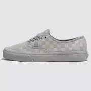 New Vans Authentic Mono Checkerboard Grey Sneakers Low-Top Shoes 2023