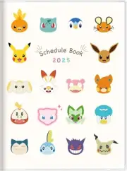 2025 Pokemon A6 Together Monthly Schedule NoteBook Diary Book S2958589 Japan