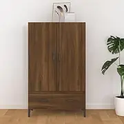 Highboard Brown Oak 70x31x115 cm Engineered Wood,Buffets & Sideboards-817476