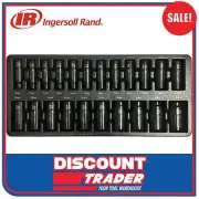 Ingersoll Rand 22Pc 1/2″ Drive 6 Point Metric Deep Impact Socket Set - SK4M22LA