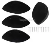 Angled Rubber Shoe Partial Heel Sole Toe Cap Plate Worn Out Repair Kit Cap Nails