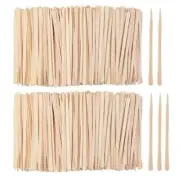 1200 Pack Wooden Waxing Sticks Wax Spatulas Small Nature