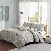 Madison Park MPP13-050 Pure Ronan Coverlet Set, King/California King, Blue