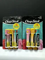 (2) ChapStick I Love Summer Collection: Pink Lemonade, Peaches+Cream, Watermelon