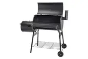 Charmate Offset Wood Charcoal Smoker Meat Grill Portable Outdoor Barbecue BBQ