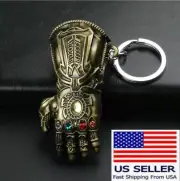 Thanos Gauntlet Shaped Keychain Bronze Birthday Gift Marvel Avengers Glove